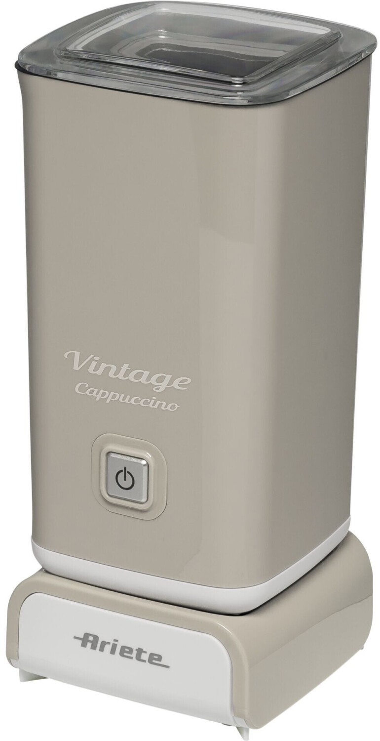 کف ساز شیر آریته ایتالیا Ariete مدل Cappuccino Vintage 2878 | رنگ بژ | توان ۵۰۰ وات | ظرفیت ۲۵۰ میلی‌لیتر | فوم گرم و سرد